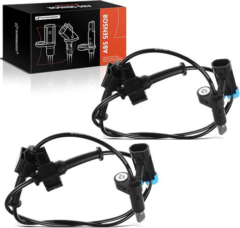 مستشعر سرعة العجلات الخلفية ABS من A-Premium متوافق مع موديلات Chevy & GMC - Suburban 2500 2007-2013، Yukon XL 2500 2008-2013، 6.0L - السائق الخلفي وجانب الراكب، استبدال # 15823956 in Saudi Arabia