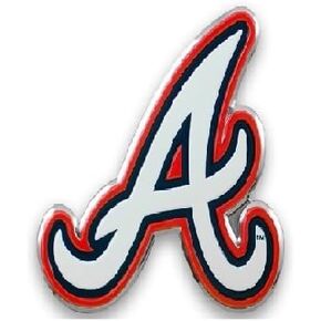 MLB - Atlanta Braves Heavy Duty Aluminum Color Emblem