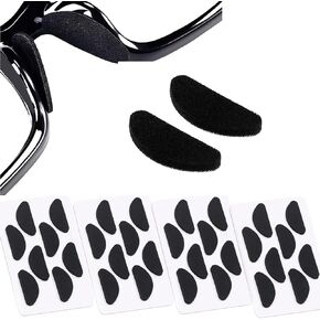 Glasses Nose Pads Adjustable Eyeglass Nose Pads Foam Nose Pads for Glasses Non Slip Eye Glasses Nose Pads for Plastic Frame (16pairs,Skin/1.5mm)