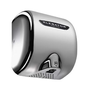 Excel Dryer XL-C Hand Dryer XLERATOR Automatic, Surface-Mounted, Cast Cover, Chrome Plated, 110-120V Standard Nozzle