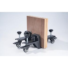 2pcs heavy door installation tool. Professional series door installation hardware tool kit. Lifter dolly for 1-3/8 inches to 2-3/8 inches pre-hung, slab and front doors. Door hanging jig kit.