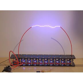 10 Stage Marx Generator Finished kit Tesla Pulse High Voltage Arc Generator Artificial Lightning DIY High-Frequency Transformer