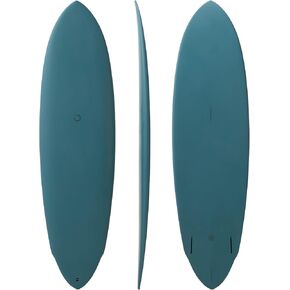 nanazero WOOD SKIN Surfboard MID03 Twin Mid Length (Durable and Lightweight Woodskin Construction for Surfing Surfboard Nanazero Fan Board Short Border