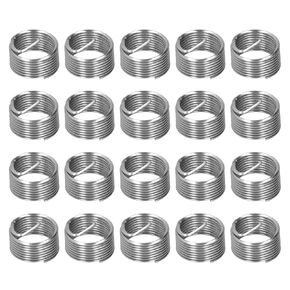 20 PCS Thread Repair Insert, M14 x 1.25 Helicoil Thread Sleeves, SUS304 Wire Thread Sheaths for Hydraulic Machinery, Welding Equipment(1.5D)