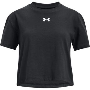 Under Armour Girls' Crop Sportstyle Logo Short Sleeve
