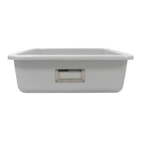 Shirley K'S Storage Trays T183-Blue Storage Tray, 14" L x 12" W x 4" H, Blue
