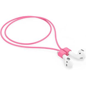 Ultra Strong Magnetic Anti-Lost Straps for AirPods, Colorful Soft Silicone Sports Lanyard Compatible with Airpods 1st 2nd 3rd Generation Pro 3 2 1, Neck Rope Cord - Black