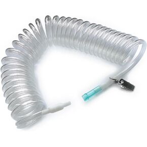 Retractable Oxygen Tubing with Clip, Length 19.7 ft (6m)