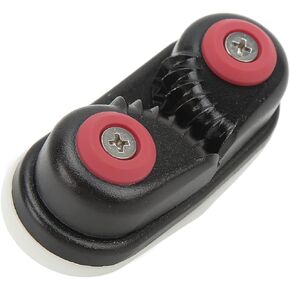 Black Aluminum Rope Gripper,Trumpet Shape Cam Cleat,Cam Tooth Design Kayak Cleat,Lightweight and Portable Clam Cleat,Cam Cleats for Sailing for Marine Hardware Fittings