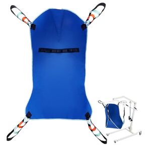 VEVOR Universal Full Body Patient Lift Sling - Medium, Patient Lift Medical Sling for Easy Transfer and Bathing, Polyester Patient Aid Transfer Sling for Elderly, Disabled, Bedridden, 600LBS Capacity