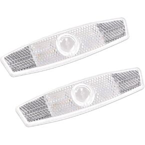 2 Pcs Bicycle Wheel Spoke Reflectors Bike Wheel Reflectors Bicycle Spoke Reflector Reflective Spoke Skins Bicycle Reflectors for Bikes for Night Cycling Handlebar Mountain Bike Road Bike Accessories in Saudi Arabia