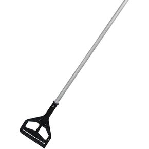 60 Inch Mop Handle Commercial Heavy Duty,Industrial Metal Mop Stick Replacement Quick Change,Clamp Mop Handle Quick Change for Wet Mop,Industrial Mop Handle for Floor Cleaning