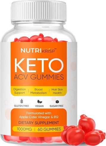 Keto ACV Gummies - Sugar-Free Gluten-Free Apple Cider Vinegar Supplement for Men Women (1000MG) in Saudi Arabia