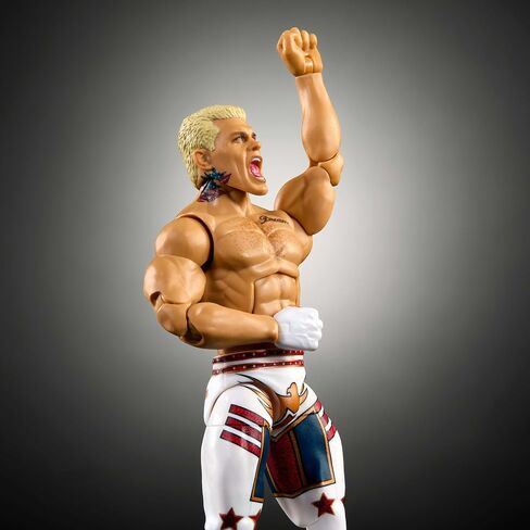 Mattel WWE Elite Action Figure & Accessories، كودي رودز مقاس 15.24 سم قابلة للتجميع مع 25 نقطة مفصلية، مظهر يشبه الحياة وأيدي قابلة للتبديل in Saudi Arabia