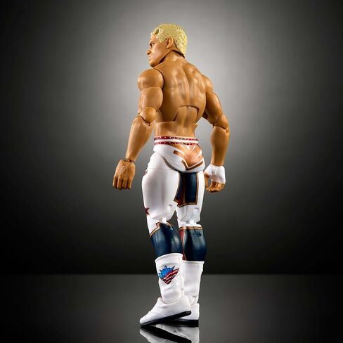 Mattel WWE Elite Action Figure & Accessories، كودي رودز مقاس 15.24 سم قابلة للتجميع مع 25 نقطة مفصلية، مظهر يشبه الحياة وأيدي قابلة للتبديل in Saudi Arabia