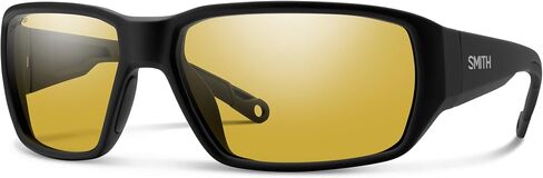 SMITH Hookset Matte Black Sunglasses - Performance Active Sunglasses - for Men & Women - ChromaPop Glass Polarchromic Yellow Blue Mirror in Saudi Arabia