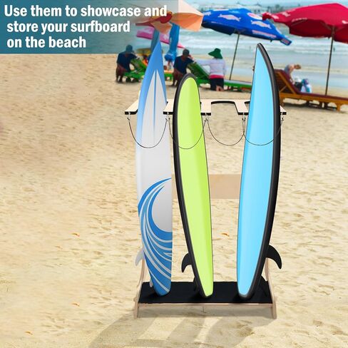 Freestanding Surfboard Rack Vertical Surfboard Storage Rack Skateboard Surfboard Stand Holder Indoor Surfboard Storage for Wakeboard Shortboard Longboard Display in Saudi Arabia