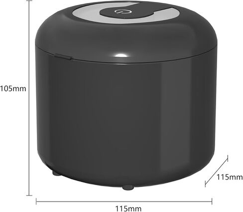 Ultrasonic Cleaner for Dentures,Aligner,Mouth Guard,Whitening Trays,Toothbrush Head,Jewelry,Professional Ultrasonic Retainer Cleaner Machine for All Dental (Black) in Saudi Arabia