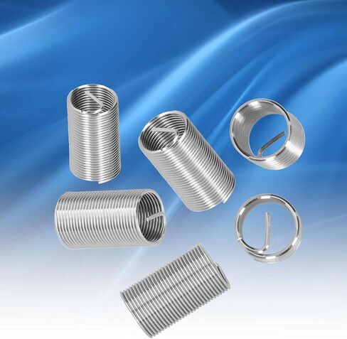 20 PCS Thread Repair Insert, M14 x 1.25 Helicoil Thread Sleeves, SUS304 Wire Thread Sheaths for Hydraulic Machinery, Welding Equipment(1.5D) in Saudi Arabia