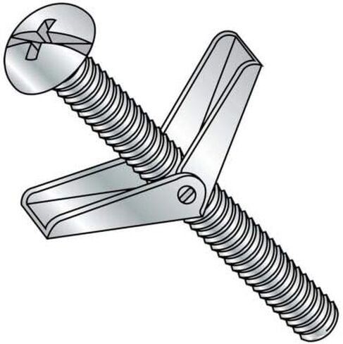 50-Pack 1/8 x 3 Combination Round Head Toggle Bolt Zinc BC-0648TBCR in Saudi Arabia