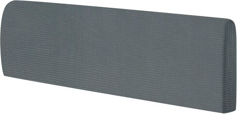 uxcell Bed Headboard Slipcover, 1.8m Stretch Bed Headboard Cover Dustproof Protector Cover Jacquard Furniture Cover for 1.7-1.9m Headboard, Dark Grey in Saudi Arabia