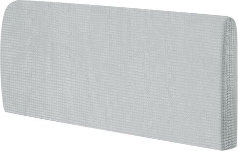 uxcell Bed Headboard Slipcover, 1.8m Stretch Bed Headboard Cover Dustproof Protector Cover Jacquard Furniture Cover for 1.7-1.9m Headboard, Dark Grey in Saudi Arabia