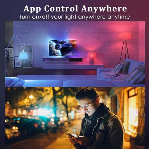 6 Pack E12 Smart Bulbs, Alexa WiFi Candelabra Smart Light Bulbs 5W 2700K-6500K Color Changing Dimmable RGBCW, Music Timer Ceiling Fan Smart B11 Candle Base Small LED Light Bulb, 2.4GHz WiFi in Kuwait