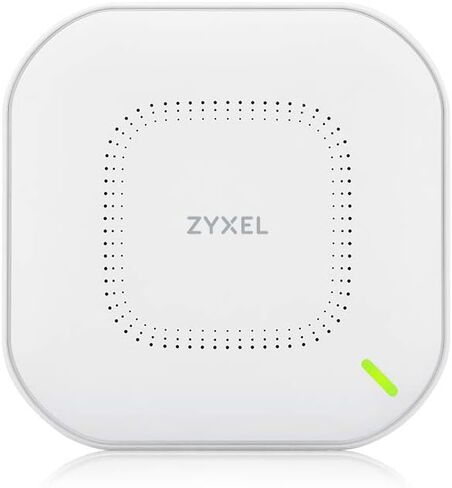 Zyxel WiFi 6E AXE7800 Wireless Gigabit Enterprise Access Point | Tri-Band Operation | Smart Antenna |2.5G Uplink | Mesh |Cloud, App, Direct or Controller MGMT | POE++ | Nebula Pro Pack | WAX640S-6E in Saudi Arabia