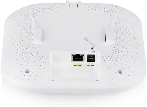 Zyxel WiFi 6E AXE7800 Wireless Gigabit Enterprise Access Point | Tri-Band Operation | Smart Antenna |2.5G Uplink | Mesh |Cloud, App, Direct or Controller MGMT | POE++ | Nebula Pro Pack | WAX640S-6E in Saudi Arabia