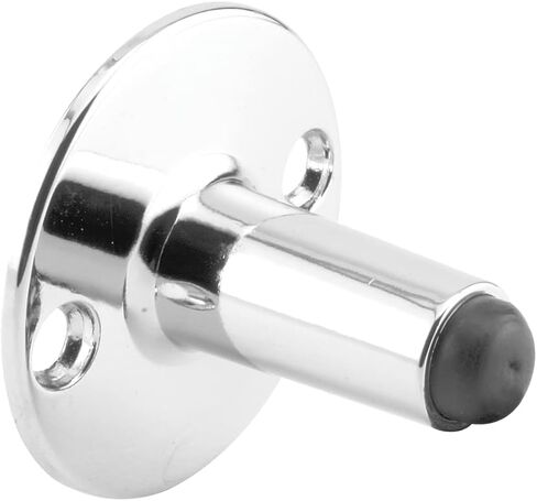 Prime-Line J 4601 3-3/8 In. Polished, Solid Brass, Door Stop with Holder (Single Pack) in Saudi Arabia