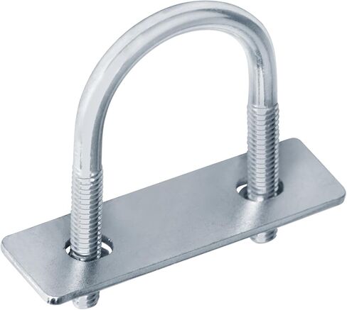 10 قطع من البراغي المستديرة على شكل حرف U بعرض داخلي 42 مم تقبل حجم الأنبوب الاسمي: 1-1/4 بوصة (أنبوب OD 1-5/8 بوصة)، طول 89 مم من الفولاذ مع صامولة ولوحة وقطر الخيط: 5/16 بوصة in Kuwait