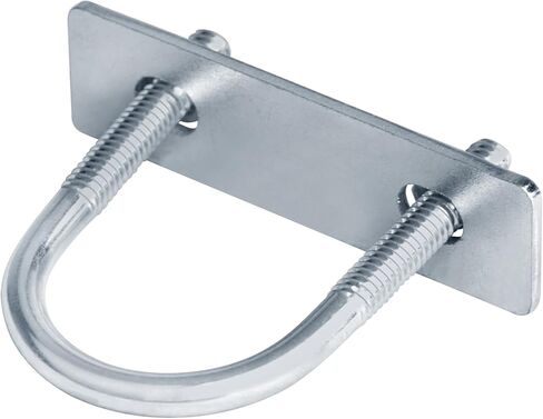 10 قطع من البراغي المستديرة على شكل حرف U بعرض داخلي 42 مم تقبل حجم الأنبوب الاسمي: 1-1/4 بوصة (أنبوب OD 1-5/8 بوصة)، طول 89 مم من الفولاذ مع صامولة ولوحة وقطر الخيط: 5/16 بوصة in Kuwait