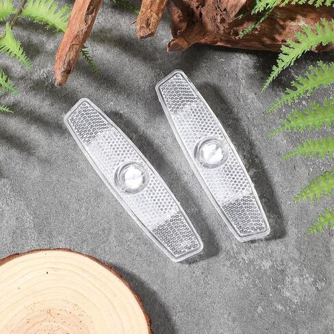 2 Pcs Bicycle Wheel Spoke Reflectors Bike Wheel Reflectors Bicycle Spoke Reflector Reflective Spoke Skins Bicycle Reflectors for Bikes for Night Cycling Handlebar Mountain Bike Road Bike Accessories in Saudi Arabia