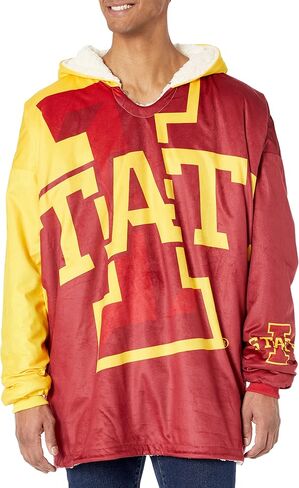 FOCO NCAA Reversible Oversized Sherpa Hoodie Sweatshirt Hoodeez in Saudi Arabia