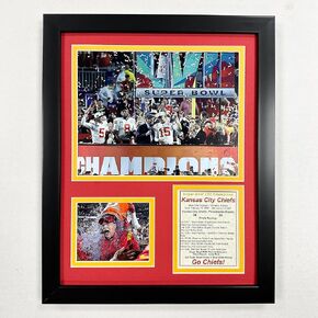 Kansas City Chiefs | 2022 Champions | Framed Photo Collage | 2 Sizes (Podium, 12" x 15")