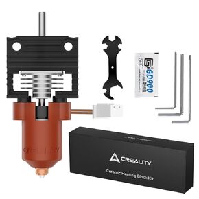Creality Official K1/K1 Max/K1C Upgrade Ceramic Heating Block Hotend Kit, Unicorn Quick Swap Nozzle Kit, High Temperature Resistant, All-Metal Integrated Design Kit for K1 Series 3D Printers