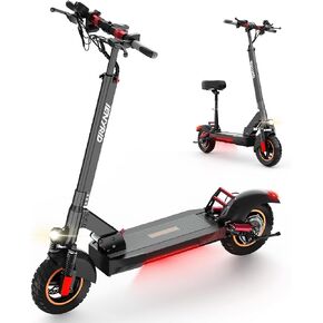 Ienyrid M4 Electric Scooter with Seat for Adults, 28 Mph Max Speed & 37 Miles Max Range,15Ah Electric Scooters with 10Inch Offroad Tires, 800w Folding Commute E Scooter Adult (M4-15Ah)