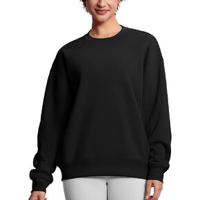 THE GYM PEOPLE Women's Soft Oversized Sweatshirt Crewneck Loose fit Lightweight Pullover Tops