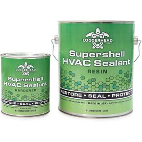 LHSS-1025 HVAC Drain Pan Sealer & Resurfacer - 1 Gallon Kit | Chemical and Corrosion Resistant | 100% Solids and No VOCs