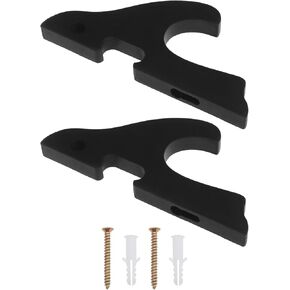 Create idea 2PCS 15x7.1cm 1 Layer Wall Mounted Sword Rack Wall Mount Sword Hanger Sword Hook Wall Hanging Sword Display Stand for Fishing Rods Flutes Toy Swords Real Swords