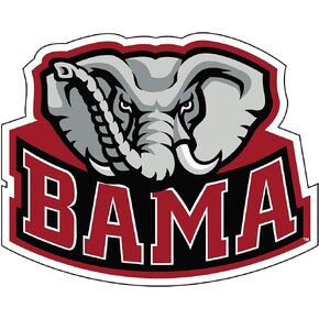 Alabama Crimson Tide Magnet ELE BAMA MAGNET 6"