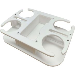 Brocraft Marine Drink Holders and Cell Holder Storage - White/Suction Cups