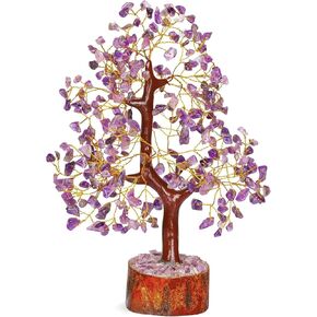 Rose Quartz Crystal Tree of Life, Crystal Decor, Chakra Decor, Healing Gifts for Women, Tree of Life Decor, Chakra Tree, Crystal Gifts for Women, Pink Tree, Reiki Decor, Crystal Decoration 10-12 Inch