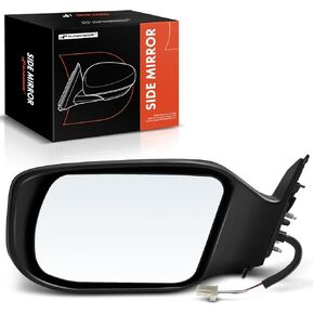 A-Premium Right Passenger Side Power Door Mirror - Compatible with Nissan Altima 2013 2014 2015 2016 2017 2018 Sedan - Non-Heated Non-Folding Black Outside Rear View Mirror - Replace# 963013TH0A