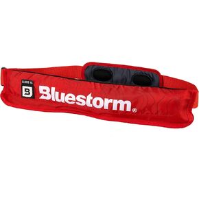 BLUESTORM Cirro 16 Manual Inflatable Belt Pack for Adults | US Coast Guard (USCG) Approved Life Jacket Waist Belt PFD for SUP Paddleboarding, Fishing & More