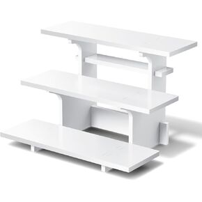3 Tier Retail Display Stand, Portable Product Display Stand, for Store Retail Display Racks, Cupcake、Candlesticks、Glasses、Jars、Crafts、Jewellery、 Farmers Market Display (Triangles)