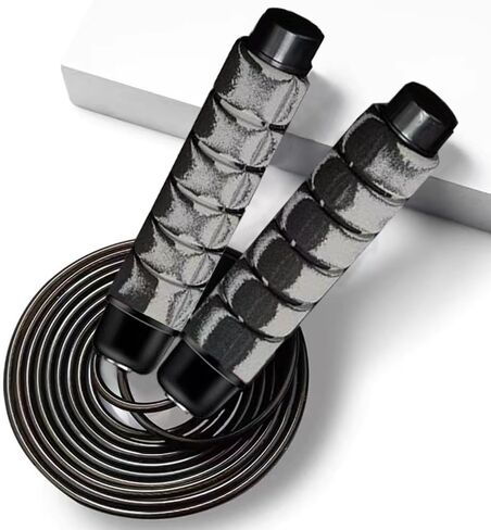Home Exercise Adjustable Jump Rope for Women,Men,Tangle-Free Skipping Rope with Ball Bearings for Fitness,Speed Jump Rope for Workout in Saudi Arabia