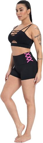 Kipro Women's Workout Yoga Shorts High Waist Tummy Control Athletic Sports Volleyball Short Leggings in Saudi Arabia