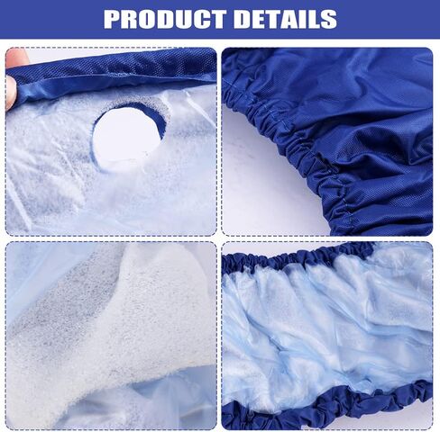 وسادة أمان بديلة للترامبولين من iayokocc، غطاء زنبركي محيطي مقاوم للماء وممتص للصدمات من 3 طبقات للاستخدام في الهواء الطلق (الحجم: 32 بوصة) in Kuwait