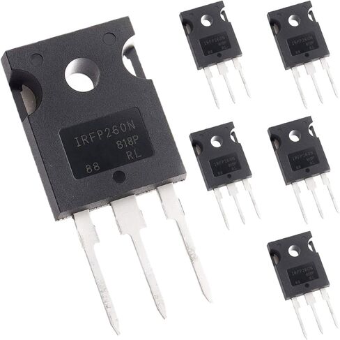 IRFP260 IRFP260N MOSFET Transistors 200V 50A Power MOSFETS Transistor N-Channel TO-247 for Electronic Circuit DIY(6 pcs) in Saudi Arabia